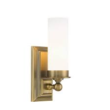 Aged Brass Wall Sconce 9730 Ag