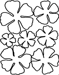 free printable flower templates flower drawing template at getdrawings com free for personal use