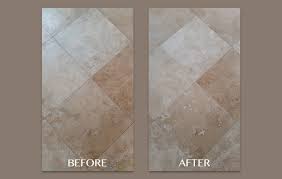 hone clean and seal travertine set