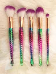 mertail mermaid makeup brushes