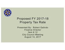 Item #9 ppt Tax Rate 2018 | PPT