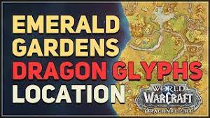 dragon glyphs emerald gardens