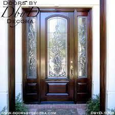 Estate 4 Panel Mahogany Wood Front Door
