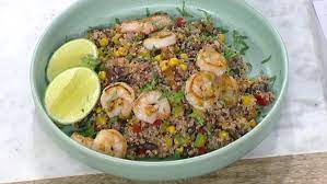 southwest shrimp quinoa bowl recipe