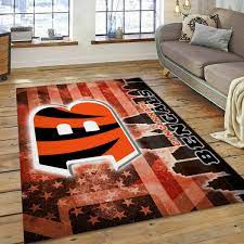 cincinnati bengals area rugs floor mats