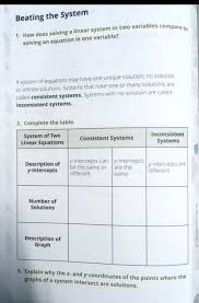 How Does Solving A Linear Equation In