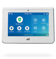 adt security smart home touchscreen panel