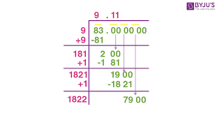 Square Root By Long Division Method