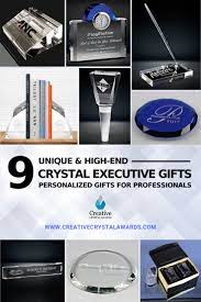 9 personalized crystal executive gift