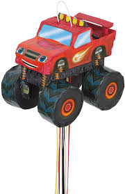 Blaze and the monster machines party picture frame blaze and the monster machines party picture frame. Blaze And The Monster Machines Pinata Shaped Pull String Pinatas Amazon Canada