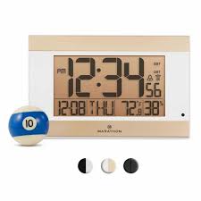 Digital Alarm Clock Clock Atomic Wall