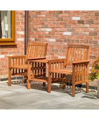 Kingfisher Wooden Garden Love Seat