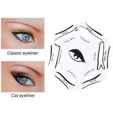 quick 6 in 1 eyeliner template cat eye