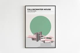 Architecture Poster Fallingwater House