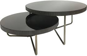 Chelsea Black Iron Round Coffee Tables