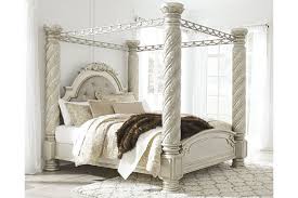 Find stylish home furnishings and decor at great prices! Cassimore King Poster Bed With Canopy Ashley Furniture Homestore