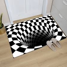 3d vortex illusion carpet door floor
