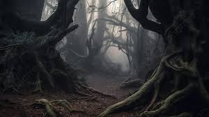 creepy forest background image