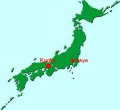 Tokyo is the largest city in the world, as well as the capital city of japan and the capital of the same name prefecture. Map Of Japan Showing Kyoto In Context Of Tokyo Gardens Of The World Memoirs Of A Geisha Japan