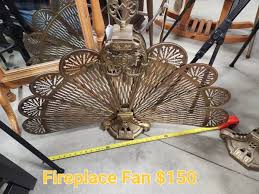 Vintage Fireplace Fan Antiques By