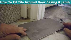 tile around door casings