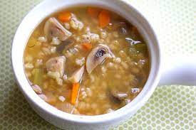 Mushroom Barley Soup For Two gambar png