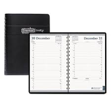 Daily Appointment Book 15 Minute Appointments 5 X 8 Black 2019