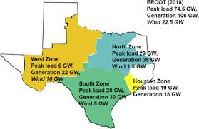 Ercot weather zone map (03/28/2019, png, 230 kb) ercot load zone map map (02/11/2020, jpg, 200 kb) download instructions: Variability Of Generation In Ercot And The Role Of Flexible Demand Sciencedirect