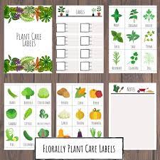 Plant Markers Printable Plant Labels