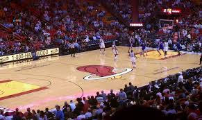 American Airlines Arena Section 110 Row 27 Seat 3 Miami