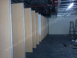 acoustic and glass operable walls
