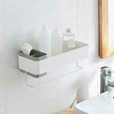 bathroom wall organizer shelf storage