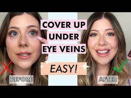 how to conceal under eye veins light