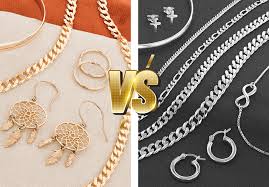 pros cons gold vs silver jewellery