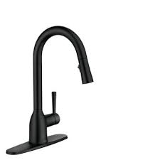 What to look for when looking for a kitchen faucet. Black Moen Kitchen Faucets Kitchen The Home Depot