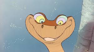 Kaa has shanti in his coils and is about to eat her don't worry i'm sure bagheera or mowgli will slap kaa in the mouth and save shanti. The Jungle Book 1967 Disney Movies