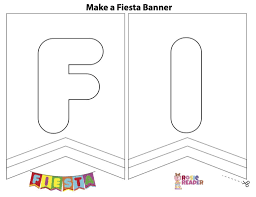 printable banner template reading