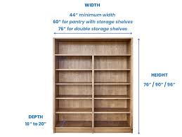 pantry cabinet sizes standard