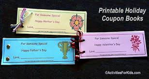 Valentine Coupon Book Free Printable Coupon Book For Kids Kids