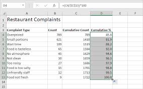 create a pareto chart in excel in easy