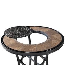 Mondawe Round Outdoor Dining Table 28 In W X 28 In L