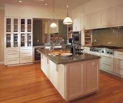 off white shaker cabinets in a