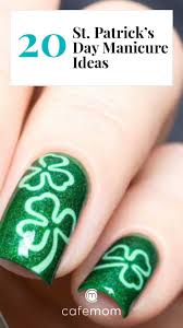 We rounded up gorgeous green nail art designs from instagram—no shamrocks involved. 20 Glam St Patrick S Day Nail Art Designs Cafemom Com