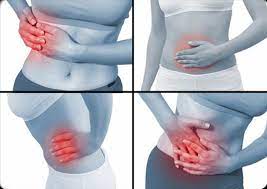 large intestine pain causes of left