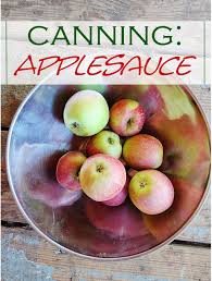 canning making applesauce faith