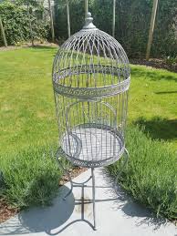 Very Large Decorative Bird Cage Forged