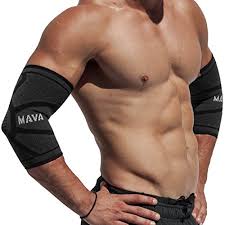 From Usa Mava Sports Elbow Brace Compression Sleeve Pair Elbow Brace For