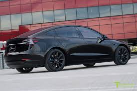 Our chrome delete package includes wrapping all your chrome trim using 3m satin black film and painting the chrome strip on the rear hatch since it cannot be wrapped. Tesla Model 3 Chrome Delete T Sportline Tesla Model S 3 X Y Accessories