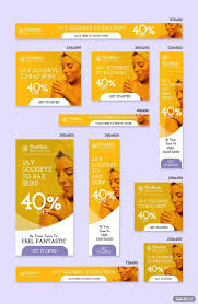beauty spa google ad banner template