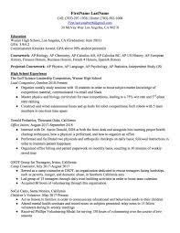 It can be used for college applications and more. High School Resume How To Write The Best One Templates Included